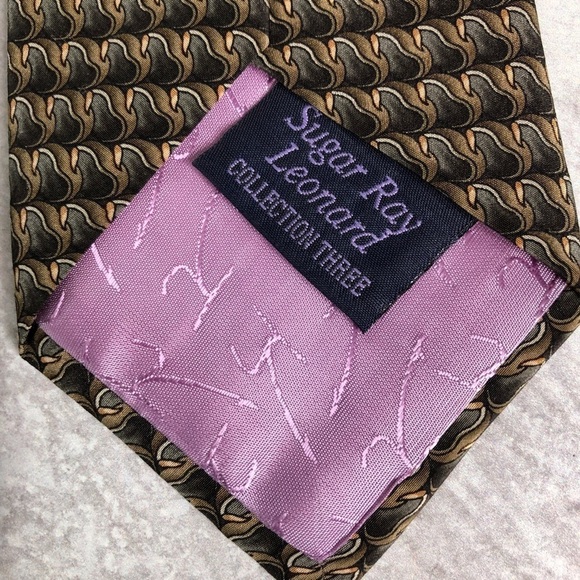 Jimmy V Sugar Ray Leonard Collection Three Tie - Picture 5 of 8